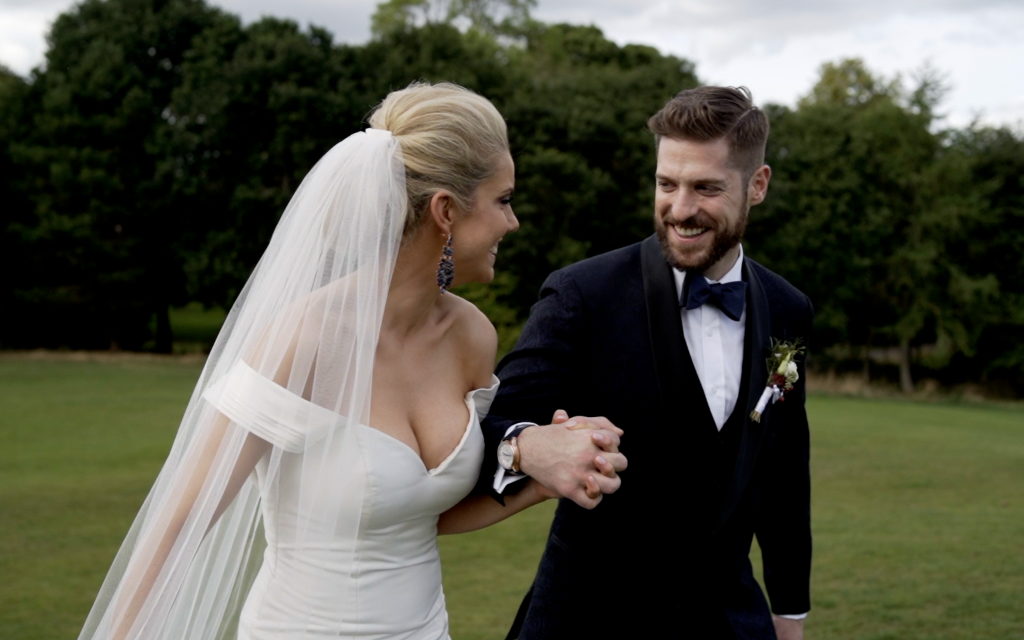 Anna and Barry at Langtons Kilkenny - shot from wedding video
